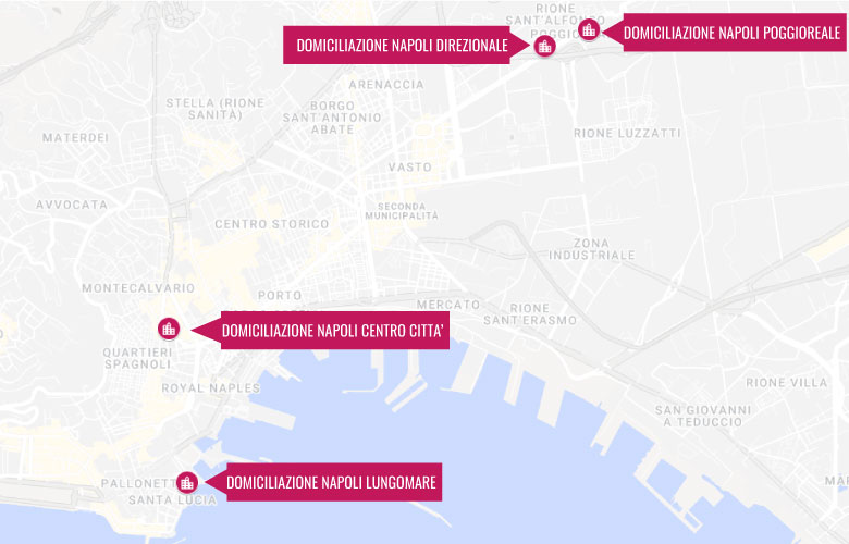 Mappa business Center Napoli