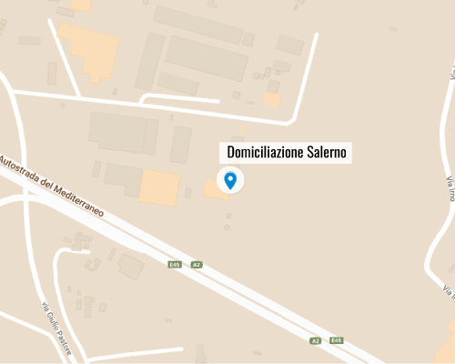Mappa posizione Domiciliazione Salerno