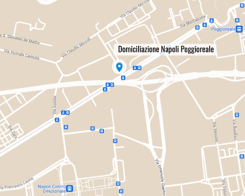Mappa posizione Domiciliazione Napoli Poggioreale