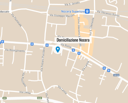 Mappa posizione Domiciliazione Nocera