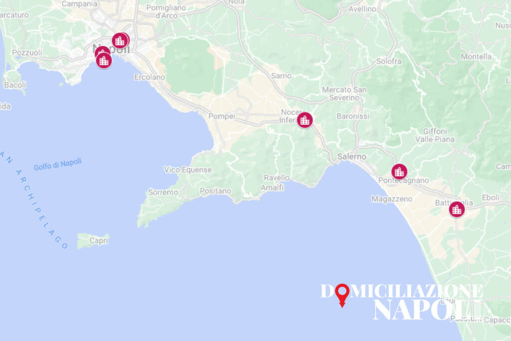 Mappa Business Center Campania