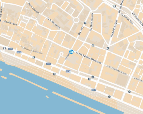 Mappa posizione Domiciliazione Salerno Centro